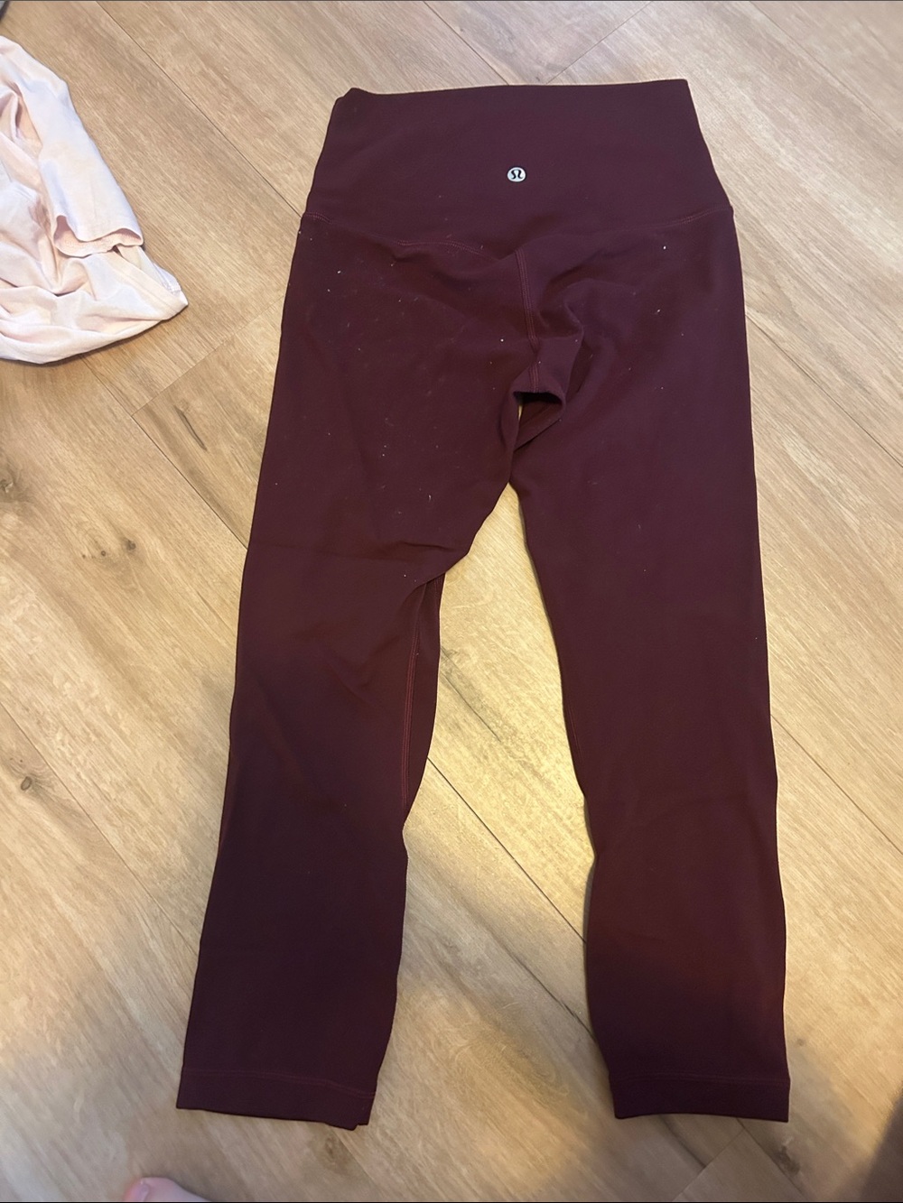 lululemon athletica Girls' Maroon High-Rise Leggings